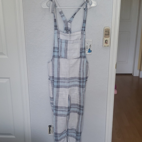 aerie shoulder tie overalls